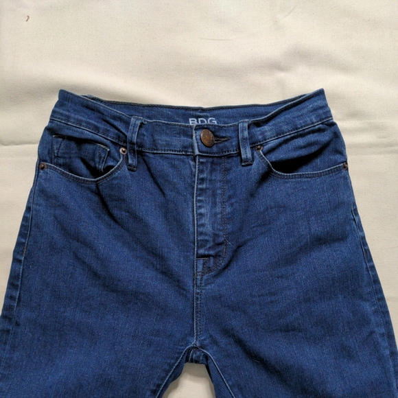 BDG Women's High-Rise Blue Jeans Twig Ankle 24x29 - Picture 3 of 10